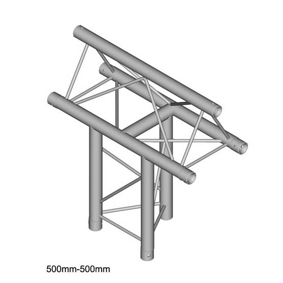 DuraTruss DT 23-T37V Pièce en T verticale 3 voies vers le haut