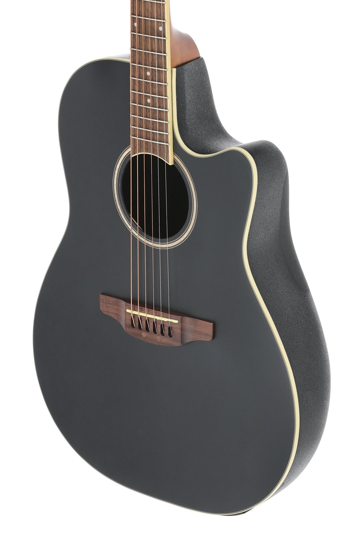 Applause E-Acoustic Guitar AB24II CS Mid Cutaway - Black Satin (AB24-5S)