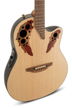 Ovation Guitares électro-acoustiques Pro Series Elite USA - Natural Satin (1768-4S-G)