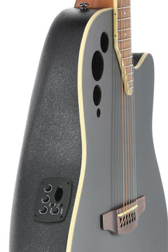 Applause Guitares électro-acoustique AE44II Mid Cutaway - Black Satin (AE44-5S)