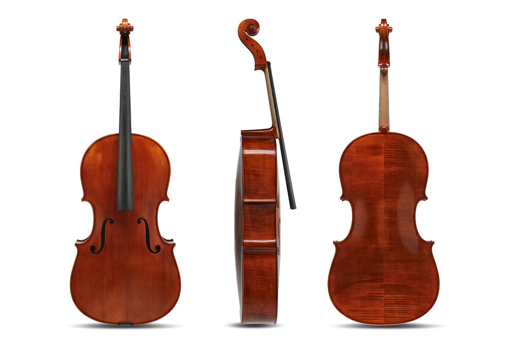 GEWA Europa Maestro violoncelle 4/4, vernis maroon