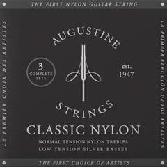 Augustine Cordes pour guitare classique Classic Label - 3 x Set Classic Black (normal/Low)