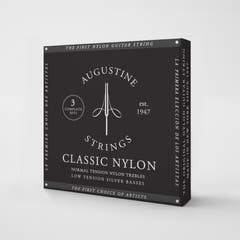 Augustine Cordes pour guitare classique Classic Label - 3 x Set Classic Black (normal/Low)