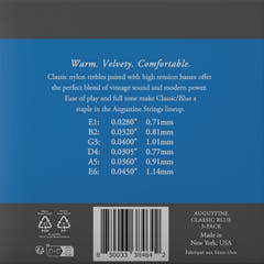 Augustine cordes pour guitare classique Classic Label - 3 x Set Classic Blue (normal/aigu)