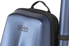 GEWA sac à dos pour étui de violon Space Bag - Blue 4/4 - 3/4 (33 x 67 (avec étui d'archet 79 ) x 19 cm)