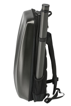 GEWA Sac à dos pour étui de violon Space Bag - Titanium 1/2 - 1/4 (33 x 63 (avec étui d’archet 66 ) x 19 cm)