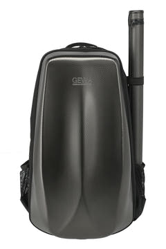 GEWA Sac à dos pour étui de violon Space Bag - Titanium 1/2 - 1/4 (33 x 63 (avec étui d’archet 66 ) x 19 cm)
