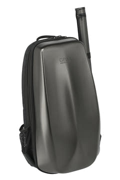 GEWA Sac à dos pour étui de violon Space Bag - Titanium 1/2 - 1/4 (33 x 63 (avec étui d’archet 66 ) x 19 cm)