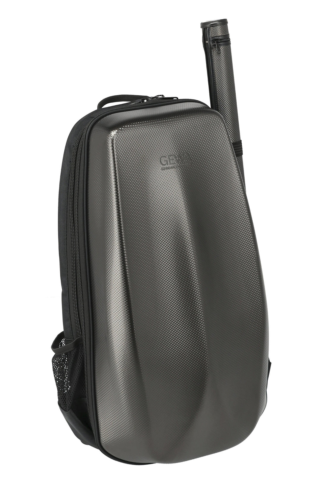 GEWA Sac à dos pour étui de violon Space Bag - Titanium 1/2 - 1/4 (33 x 63 (avec étui d’archet 66 ) x 19 cm)