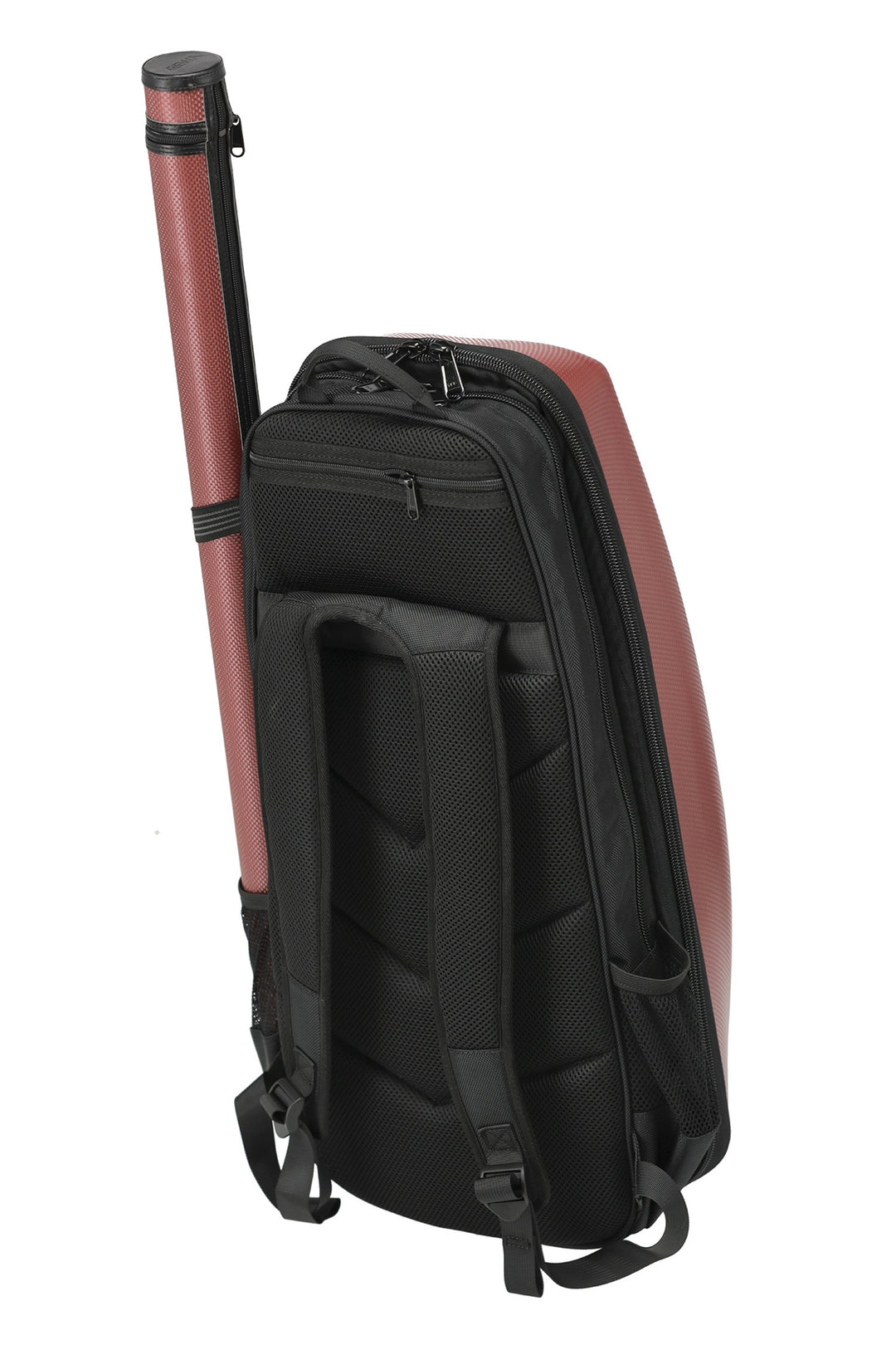 GEWA Sac à dos pour étui de violons Space Bag - Rouge 4/4 - 3/4 (33 x 67 (avec étui d'archet 79 ) x 19 cm)
