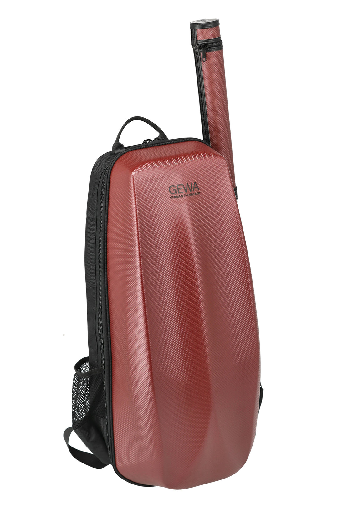 GEWA Sac à dos pour étui de violons Space Bag - Rouge 4/4 - 3/4 (33 x 67 (avec étui d'archet 79 ) x 19 cm)