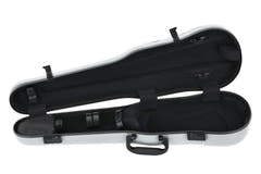 GEWA étuis de violons profilés Air 1.7 - Argent métallisé brillant