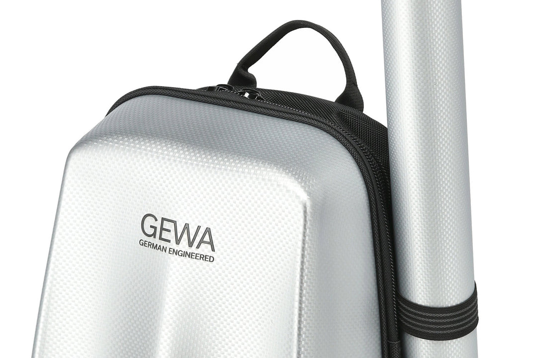 GEWA Sac à dos pour case de violon Space Bag - Silver 4/4 - 3/4 (33 x 67 (avec case d'archet 79 ) x 19 cm)