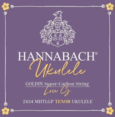 Hannabach 2434MHTLG corde grave G4 pour ukulélé ténor, carbone