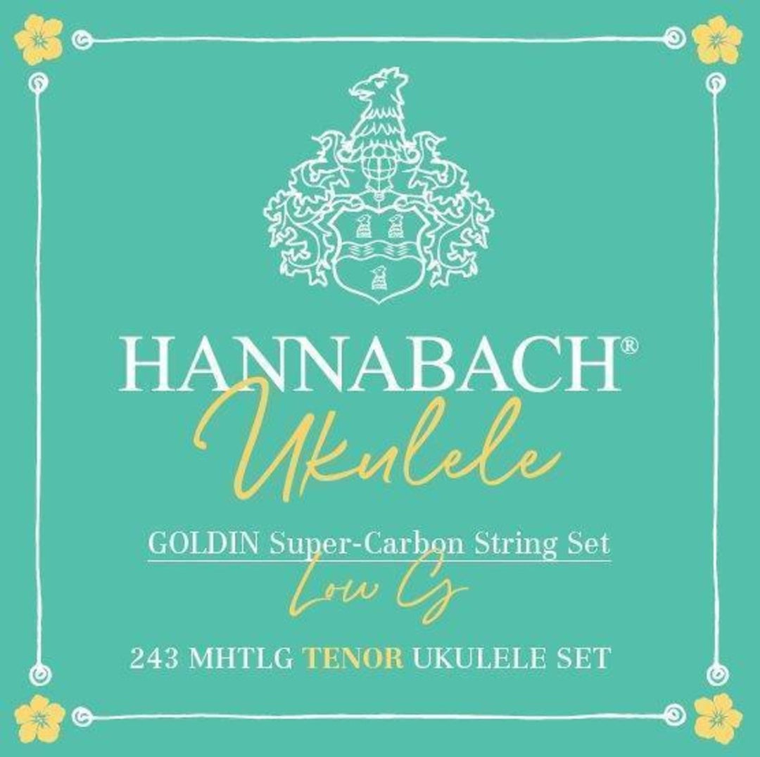 Cordes Hannabach pour ukulélés Tenor Ukulele Goldin 243MHTLG low G - Set Low G (243MHTLG)
