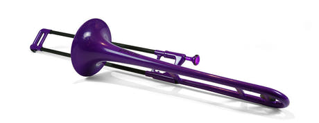 pBone Bb-trombone ténor en plastique, violet