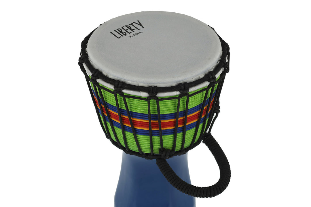 GEWA Djembé Liberty Series accordé par corde - 7" Blue