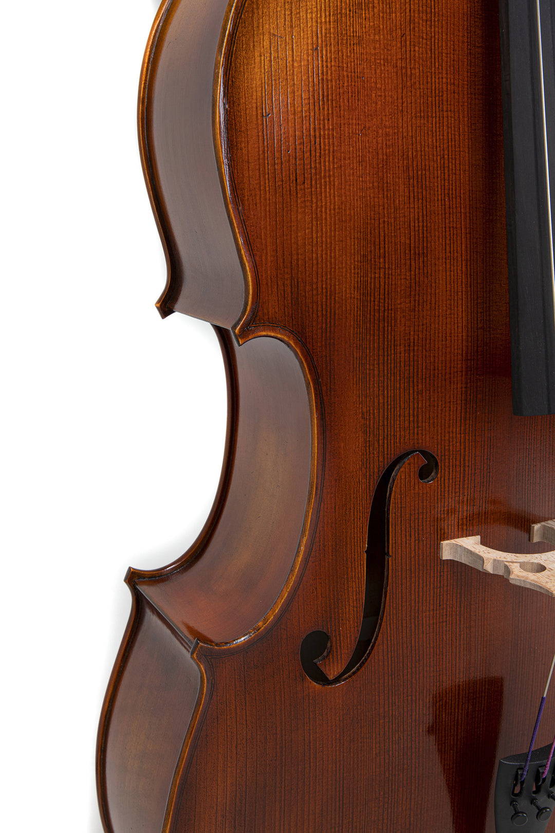 GEWA Violoncelle Allegro Antique - 4/4 (Réglé avec cordier Wittner à réglage fin, bag inclus, archet en Massaranduba, cordes Larsen Aurora)