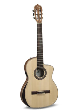 Manuel Rodriguez ECOLOGÍA Series Samba Electro-Acoustic - E-Acoustic Samba Plano (Cutaway, tige de réglage)