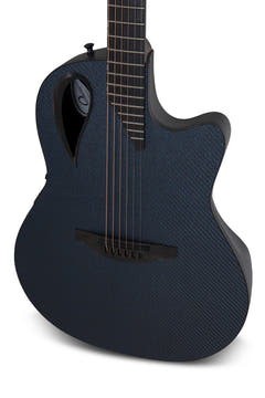 Adamas E-Acoustic Guitares Adamas MD80-NWT Mid-Depth Contour Cutaway - NWT Blue Reflection (MD80-8R-G)