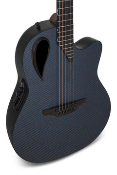 Adamas E-Acoustic Guitares Adamas MD80-NWT Mid-Depth Contour Cutaway - NWT Blue Reflection (MD80-8R-G)
