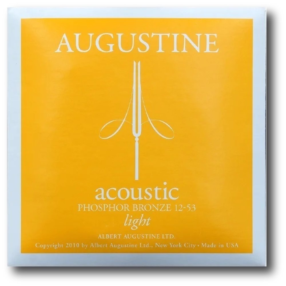 Augustine Acoustic Phosphor Bronze strings pour guitare folk, Light 12-53