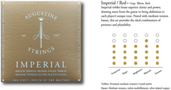 Cordes Augustine pour guitare classique Imperial Crystal Nylon medium - Set Imperial Red (medium/medium)