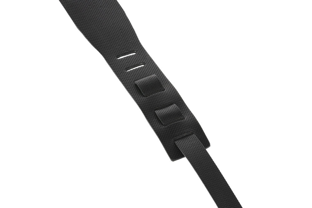 GEWA Premium Plain 70 sangle de guitare avec Security Locks, noire, perforée