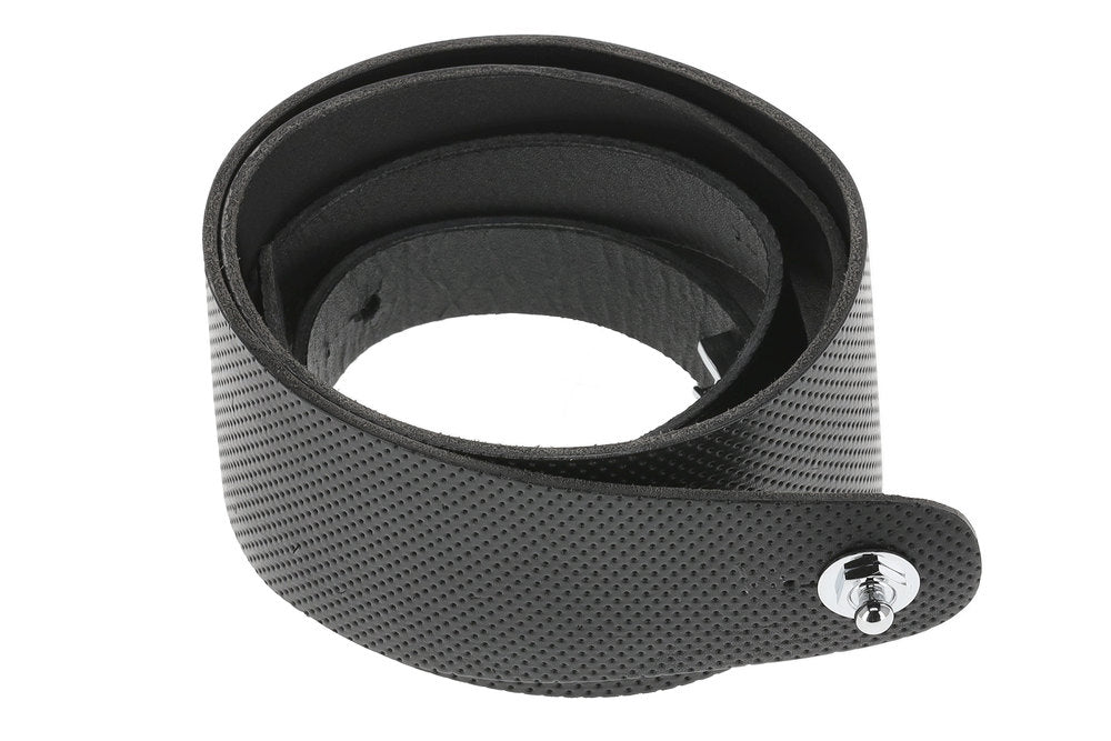 GEWA Premium Plain 70 sangle de guitare avec Security Locks, noire, perforée