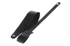 GEWA Premium Plain 70 sangle de guitare avec Security Locks, noire, perforée
