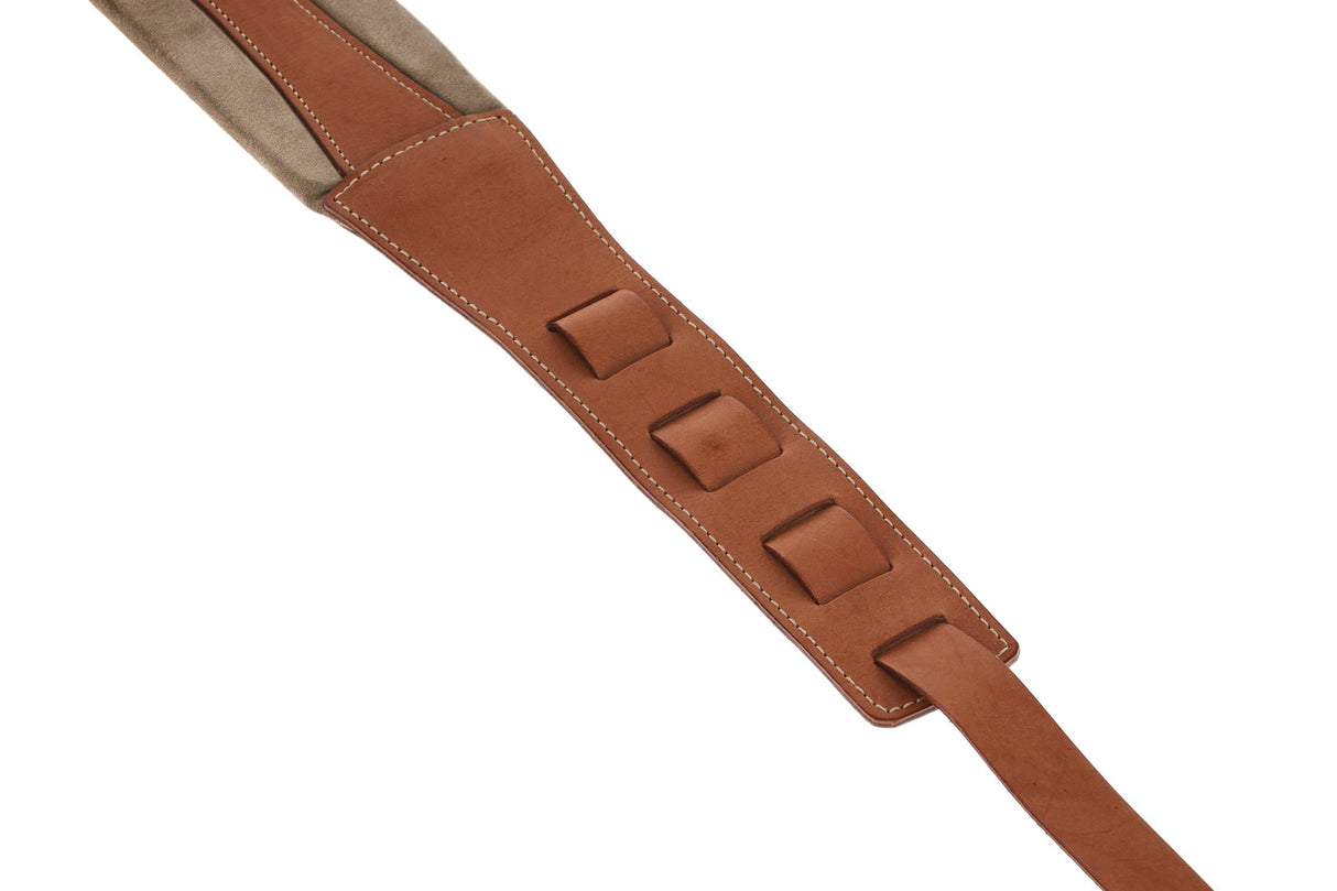 GEWA Guitar Straps Prestige 85 padded Security Locks - dry sand/brown