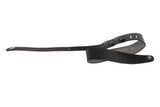 GEWA Premium Plain 70 sangle de guitare avec Security Locks, noire, grainée