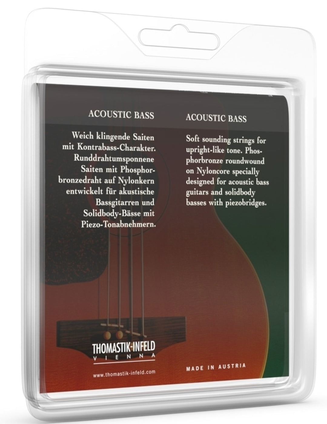 Thomastik-Infeld Cordes pour basse acoustique Phosphor Bronze - Set (4-string)