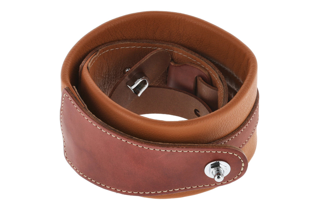 GEWA Sangles de Guitares Prestige 65 rembourrées avec Security Locks - sable sec/marron