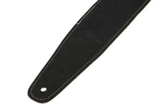 GEWA Regular 70 sangle de guitare en cuir, Satin Black