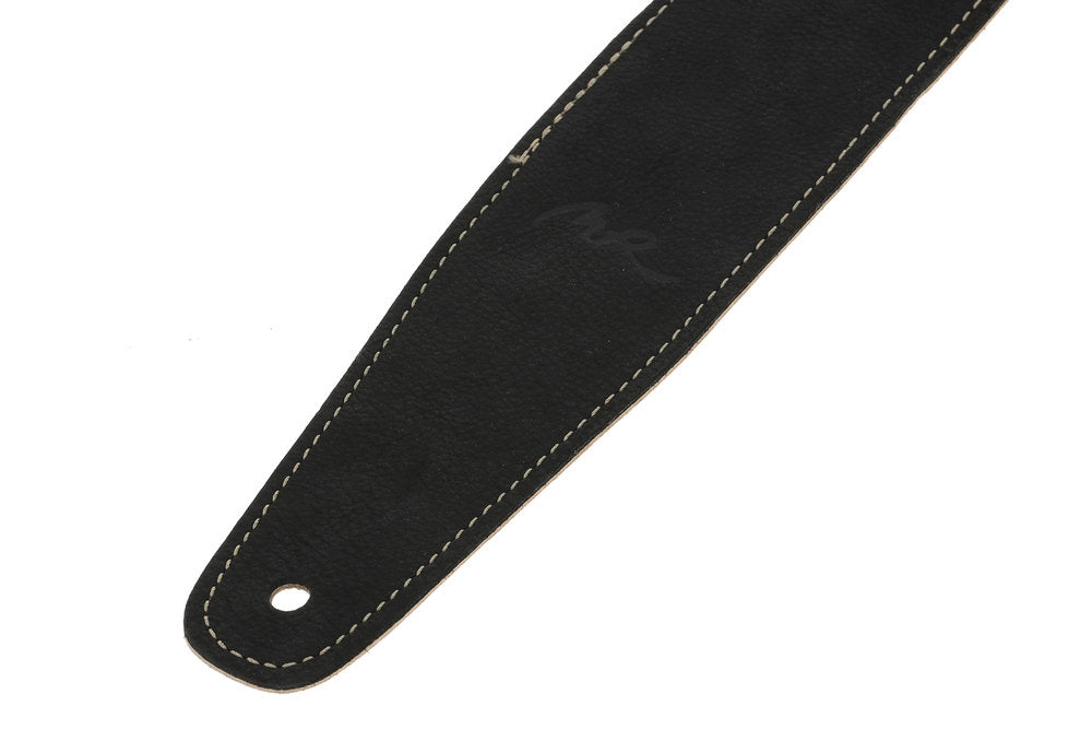 GEWA Regular 70 sangle de guitare en cuir, Satin Black