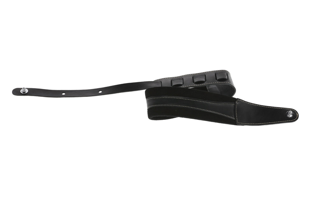 GEWA Sangles de guitares Prestige 85 rembourrées Security Locks - noir/noir