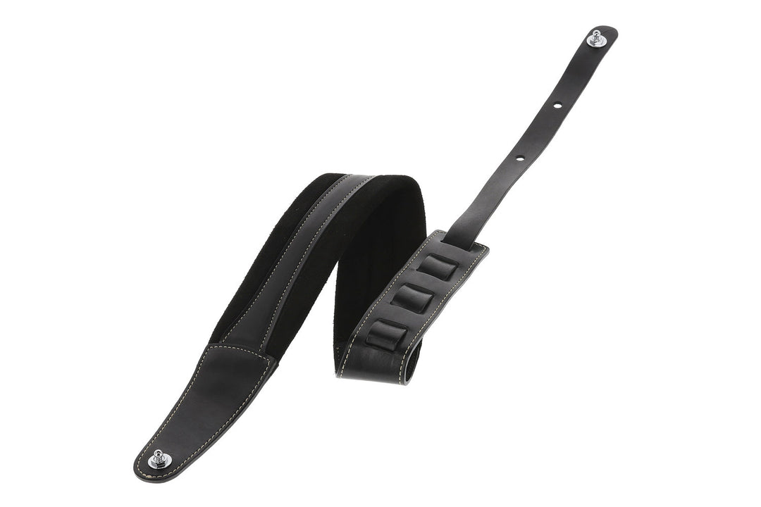 GEWA Sangles de guitares Prestige 85 rembourrées Security Locks - noir/noir