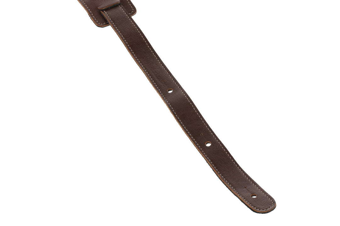 GEWA Sangles pour Guitares Regular 65 Padded - chocolat