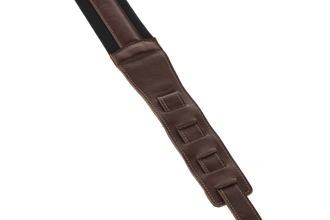 GEWA Sangles pour Guitares Regular 65 Padded - chocolat