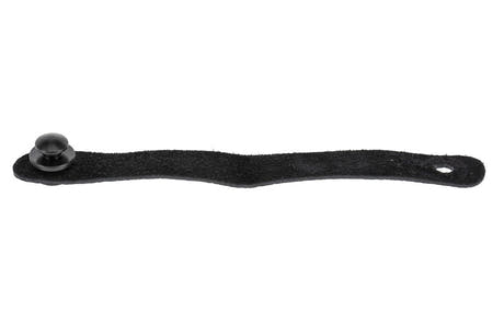 Boucle GEWA Tie Strap pour sangle de guitare, cuir, noire