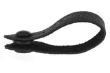 Boucle GEWA Tie Strap pour sangle de guitare, cuir, noire