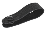 Boucle GEWA Tie Strap pour sangle de guitare, cuir, noire