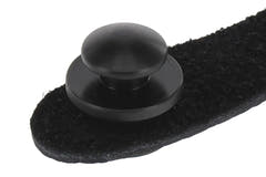 Boucle GEWA Tie Strap pour sangle de guitare, cuir, noire