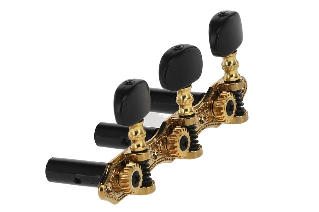 Mécaniques GEWA pour guitare classique - Jeu couleur or (sans lyre)