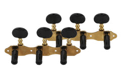 Mécaniques GEWA pour guitare classique - Jeu couleur or (sans lyre)