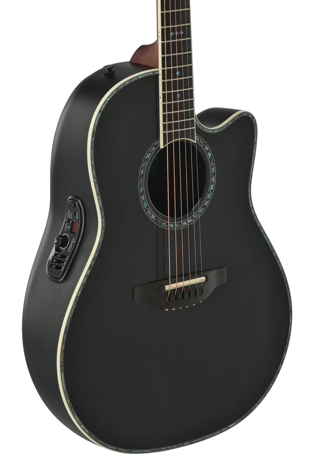 Ovation Guitares électro-acoustique Pro Series custom Balladeer Deep Contour - Black (2762BL-5-G)