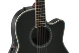 Ovation Guitares électro-acoustique Pro Series custom Balladeer Deep Contour - Black (2762BL-5-G)
