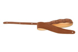 Courroie de guitare GEWA Regular 70 en cuir, Wet Sand