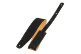GEWA Regular 70 sangle de guitare en cuir, Satin Black